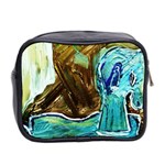 wood horsey-1-1 Mini Toiletries Bag (Two Sides) Back