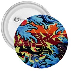 Graffiti Colourful Street Art Art 3  Buttons by Simbadda