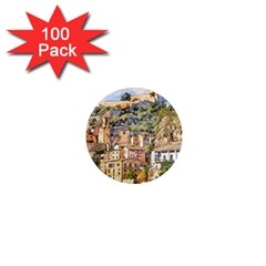 Architecture Town Travel Water 1  Mini Magnets (100 Pack)  by Simbadda