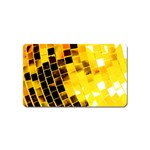 Golden Disco Ball Magnet (Name Card) Front