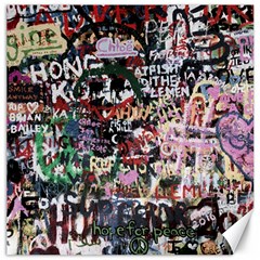 Graffiti Wall Background Canvas 20  X 20  by Vaneshart