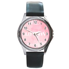 Paris Round Metal Watch by Lullaby