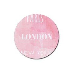 Paris Rubber Coaster (round)  by Lullaby