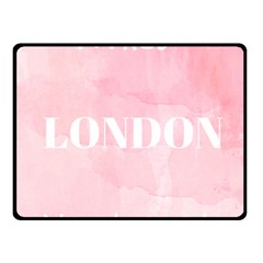 Paris, London, New York Fleece Blanket (small) by Lullaby