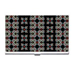 Pattern Black Background Texture Art Business Card Holder Front