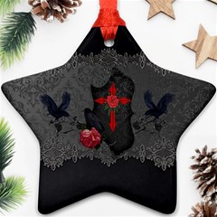 The Crows With Cross Ornament (star) by FantasyWorld7