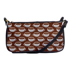 Coffee On Coffee Shoulder Clutch Bag by bloomingvinedesign