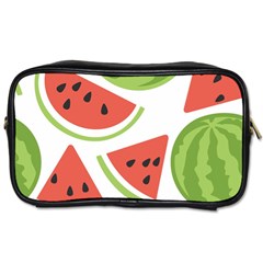 Watermelon Juice Auglis Clip Art Watermelon Toiletries Bag (one Side) by Vaneshart