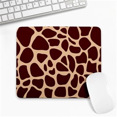 Animal Print Giraffe Patterns Large Mousepads by Vaneshart