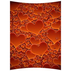 Heart Orange Texture Many Back Support Cushion by Vaneshart