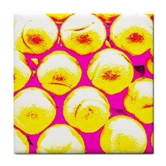 Pop Art Tennis Balls Tile Coaster by essentialimage