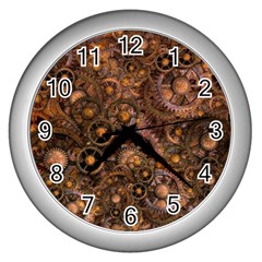 Steampunk 3169877 960 720 Wall Clock (silver) by vintage2030