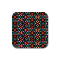 Pattern  Rubber Square Coaster (4 Pack)  by Sobalvarro