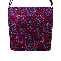 Kaleidoscope  Flap Closure Messenger Bag (l) by Sobalvarro