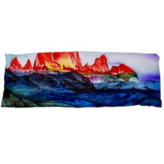 Fitzroy Argentina Chile Patagonia Body Pillow Case (dakimakura) by Wegoenart