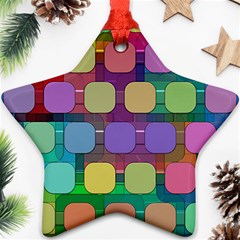 Pattern  Star Ornament (two Sides) by Sobalvarro