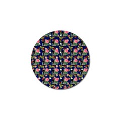 Vintage Can Floral Blue Golf Ball Marker (10 Pack) by snowwhitegirl