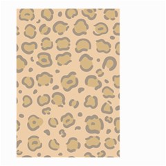 Leopard Print Small Garden Flag (two Sides) by Sobalvarro