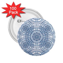 Boho Pattern Style Graphic Vector 2 25  Buttons (100 Pack)  by Sobalvarro