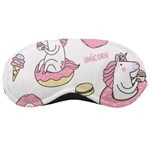 Unicorn Seamless Pattern Background Vector (1) Sleeping Mask Front