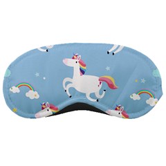 Unicorn Seamless Pattern Background Vector (2) Sleeping Mask by Sobalvarro