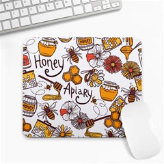 Honey Seamless Pattern Large Mousepads by Vaneshart