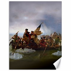 George Washington Crossing Of The Delaware River Continental Army 1776 American Revolutionary War Original Painting Canvas 18  X 24  by snek