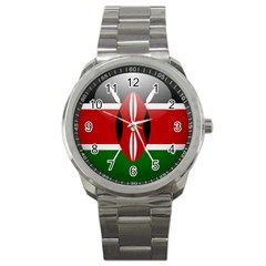 Flag Of Kenya Sport Metal Watch by trulycreative