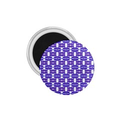 Purple  White  Abstract Pattern 1 75  Magnets by BrightVibesDesign