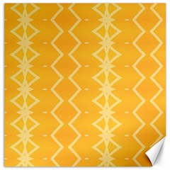 Pattern Yellow Canvas 20  X 20  by HermanTelo