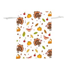 Thanksgiving Turkey Pattern Lightweight Drawstring Pouch (s) by Valentinaart