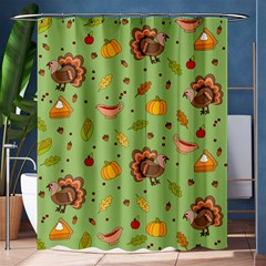 Thanksgiving Turkey Pattern Shower Curtain 60  X 72  (medium)  by Valentinaart