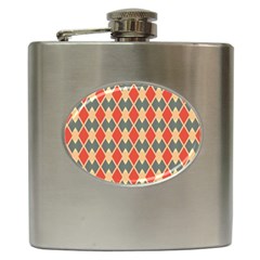 Illustrations Triangle Hip Flask (6 Oz) by Mariart