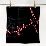 Music Wallpaper Heartbeat Melody Face Towel Front