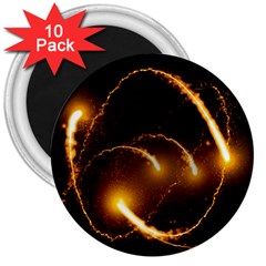 Flying Comets In The Cosmos 3  Magnets (10 Pack)  by picsaspassion