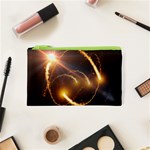 Flying Comets and light rays, digital art Cosmetic Bag (XS) Front