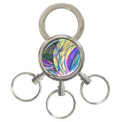 Happpy (4) 3-ring Key Chain by nicholakarma