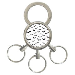 Bats Pattern 3-ring Key Chain by Sobalvarro