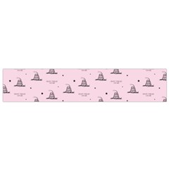 Gadsden Flag Standard Color Pink Gadsden Flag Pattern3 Stars K Gadsden Flag Pattern3 Black Background Small Flano Scarf by snek