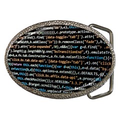 Close Up Code Coding Computer Belt Buckles by Amaryn4rt