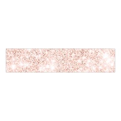 Rose Gold Pink Glitters Metallic Finish Party Texture Imitation Pattern Velvet Scrunchie by genx