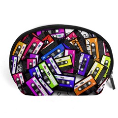 Cassette Many Record Graphics Accessory Pouch (large) by Wegoenart