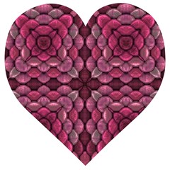 Abstract Pattern Mandala Decorative Wooden Puzzle Heart by Wegoenart