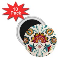 Baatik Print  1 75  Magnets (10 Pack)  by designsbymallika