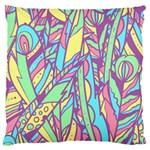 Feathers Pattern Large Cushion Case (Two Sides) Back