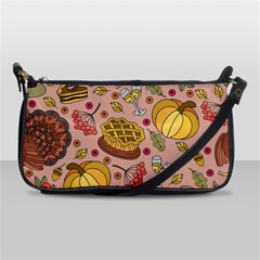 Thanksgiving Pattern Shoulder Clutch Bag by Sobalvarro