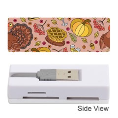 Thanksgiving Pattern Memory Card Reader (stick) by Sobalvarro