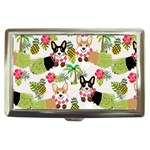 Corgis Hula Pattern Cigarette Money Case Front