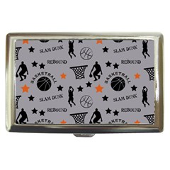 Slam Dunk Basketball Gray Cigarette Money Case by mccallacoulturesports