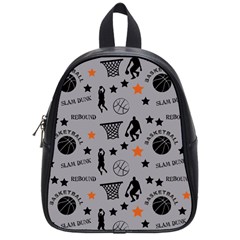 Slam Dunk Basketball Gray School Bag (small) by mccallacoulturesports